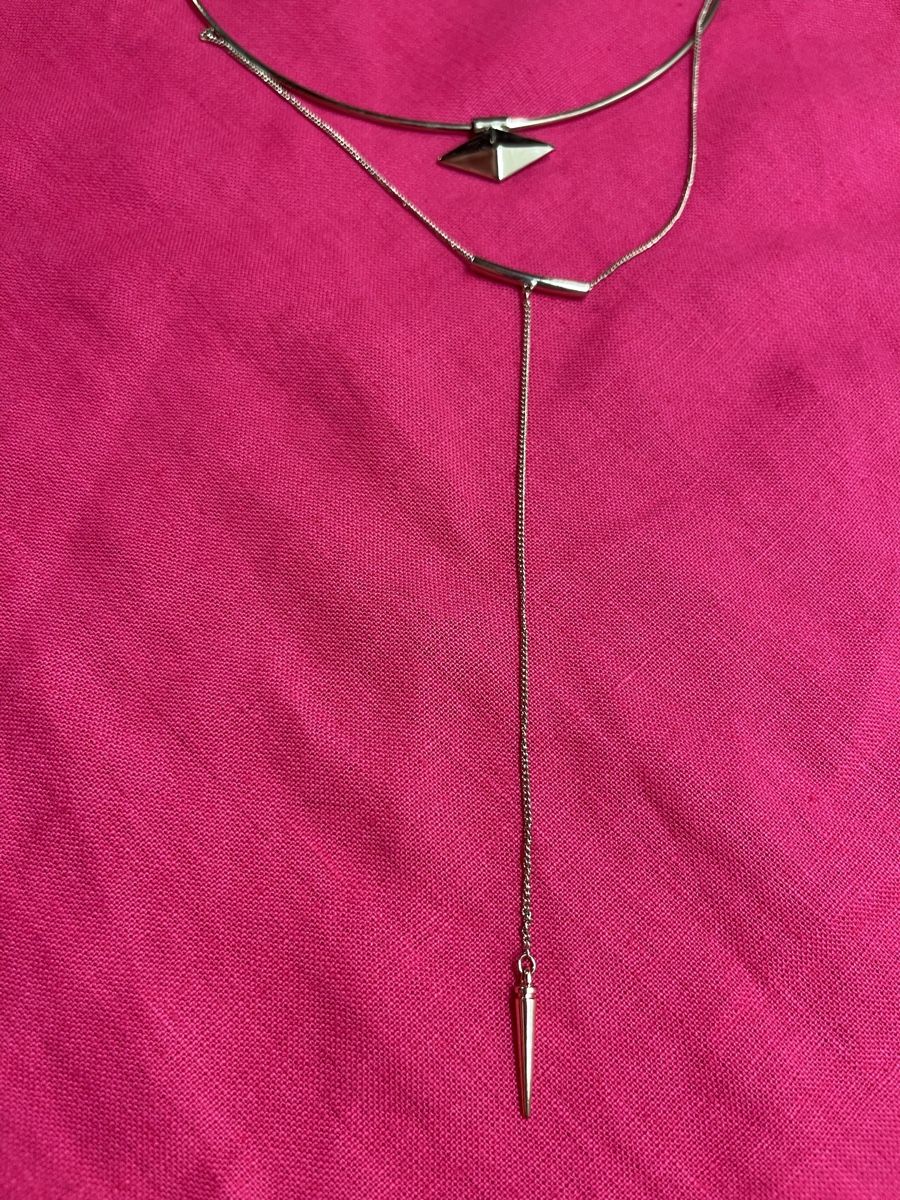 Catenine: Collana chic e elegante girocollo con pendenti geometrici – Nuovo e nell'imballaggio originale da Gordevio venduto da LanaZimm 3