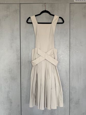 Kleid COS Trägerkleid hellcreme neuwertig