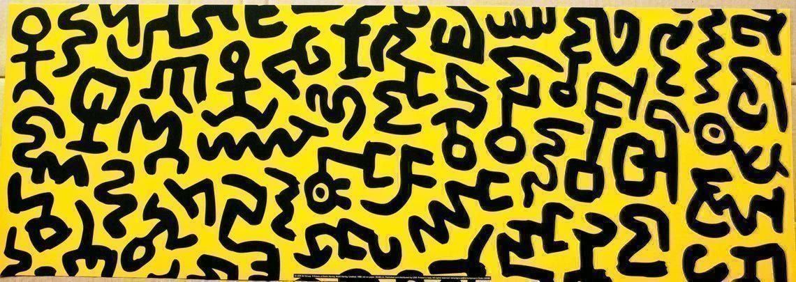 Foto & Immagini: Keith Haring - Seltenes Vintage Poster – Usato da Ponte Tresa venduto da 11GalleriaAlterEgo11