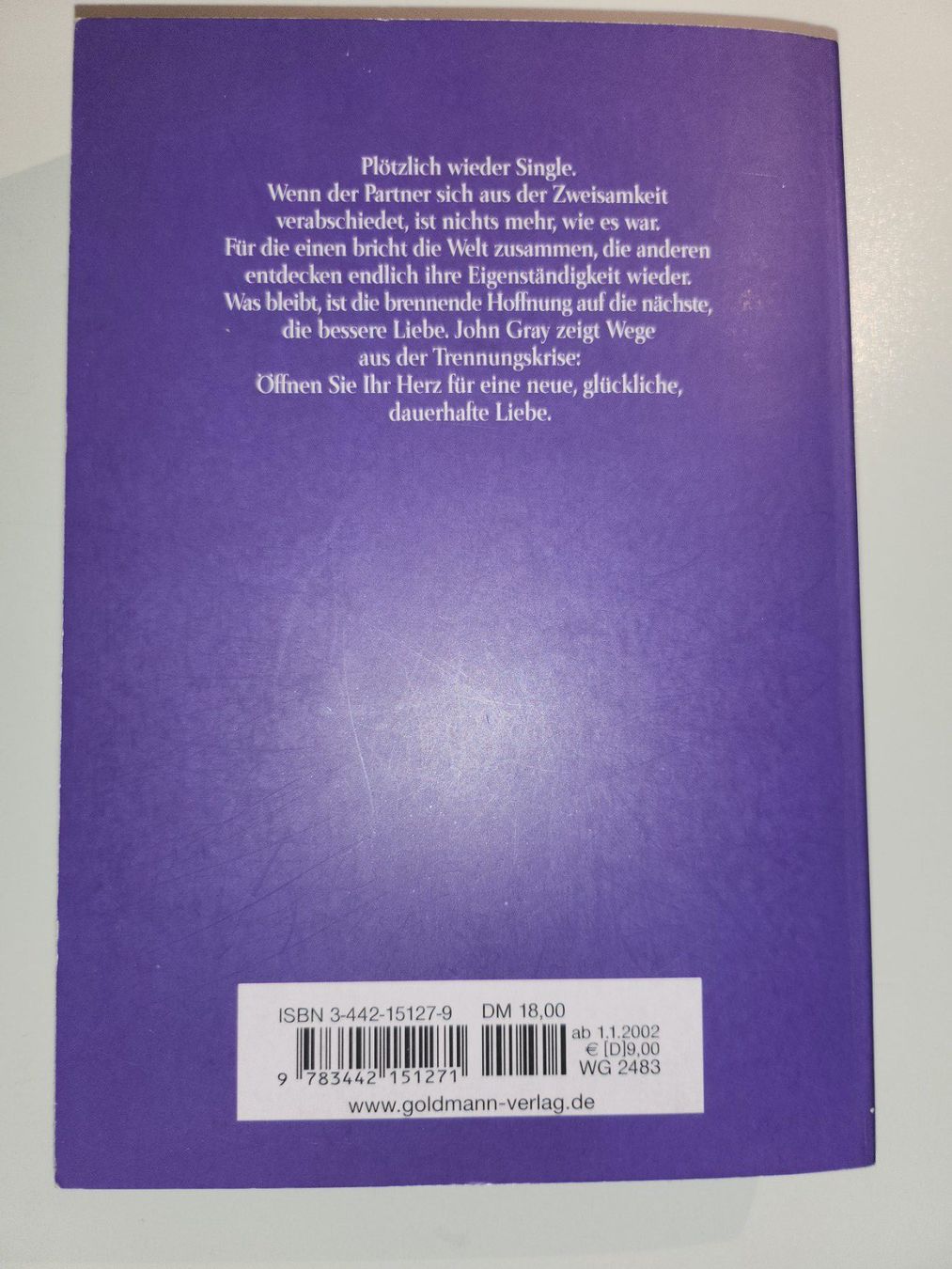 Libri: John Gray: Mars/Venus neu verliebt – Usato da Dietikon venduto da Buchantiqdietikon 1