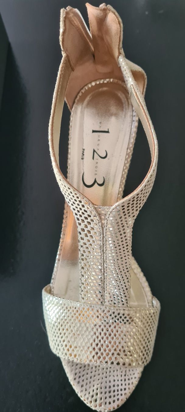 Chaussures femmes: Magnifique Escarpin 123 Paris – Neuf (Voir description) à Riddes par nati48 2