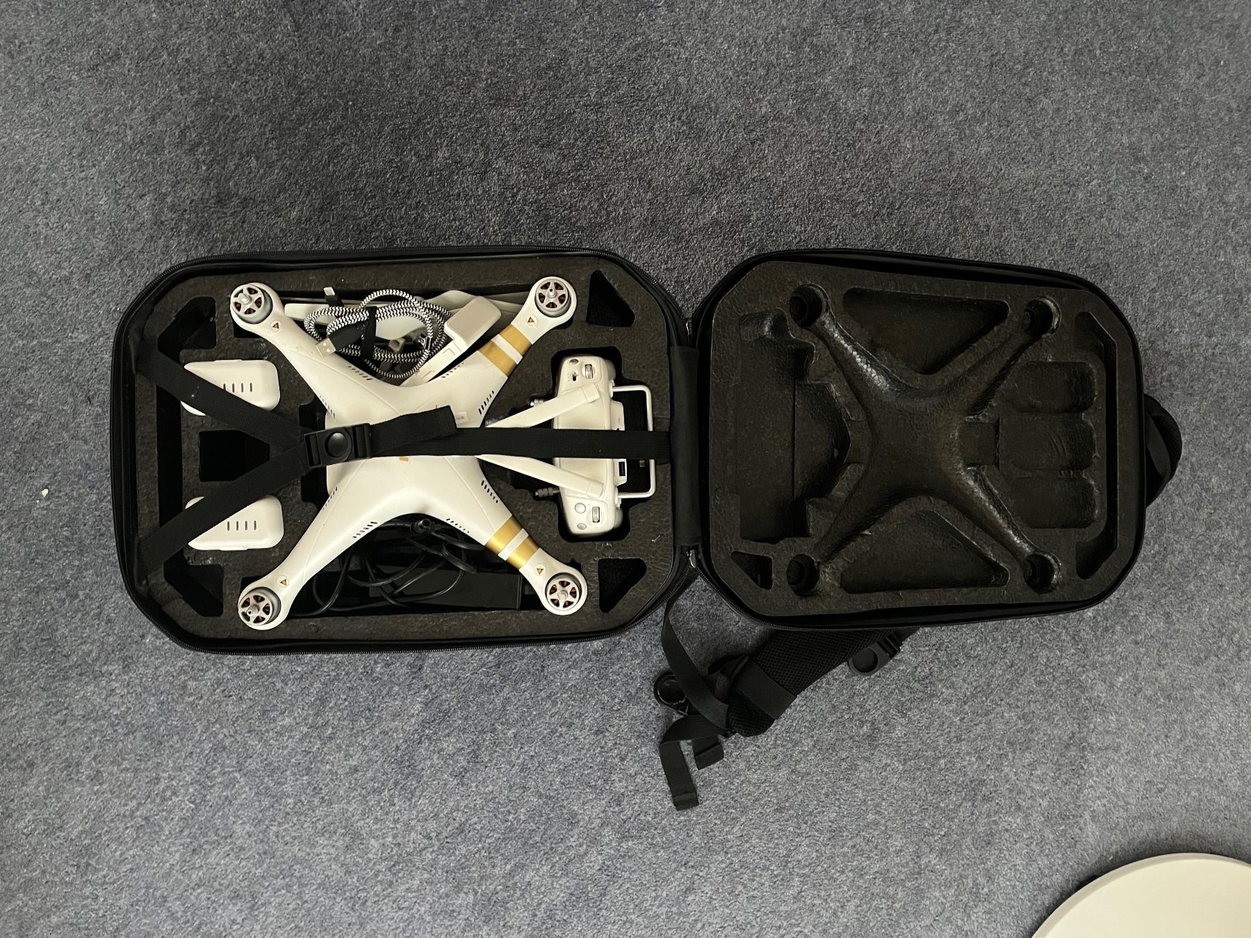 RC Modellbau: dji Phantom 3 Pro 4K Drohne mit Ersatzrotoren – Gebraucht aus Unterlunkhofen von FadigerFaden