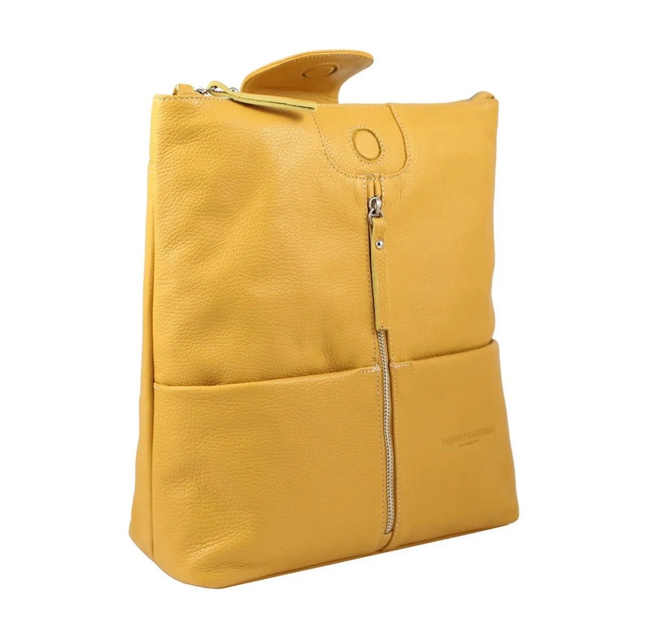 Zaini: Lederrucksack Palermo - Farbe: Gelb – Nuovo e nell'imballaggio originale da Wittenbach venduto da WWW.DRILUBAGS.CH 4
