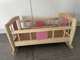 Plantoys Holz Puppenbettli - Puppenwiege