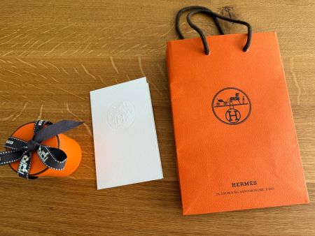 original Hermès Papiertüte, Geschenkbox, Couvert