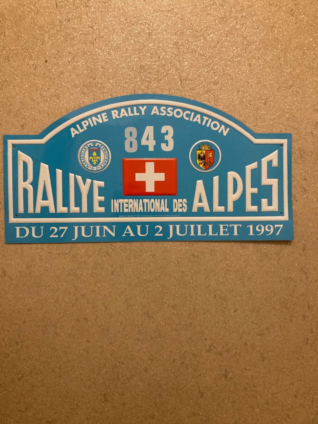 Insegne: Rallye des Alpes 1997 – Usato da Riedholz venduto da blox68