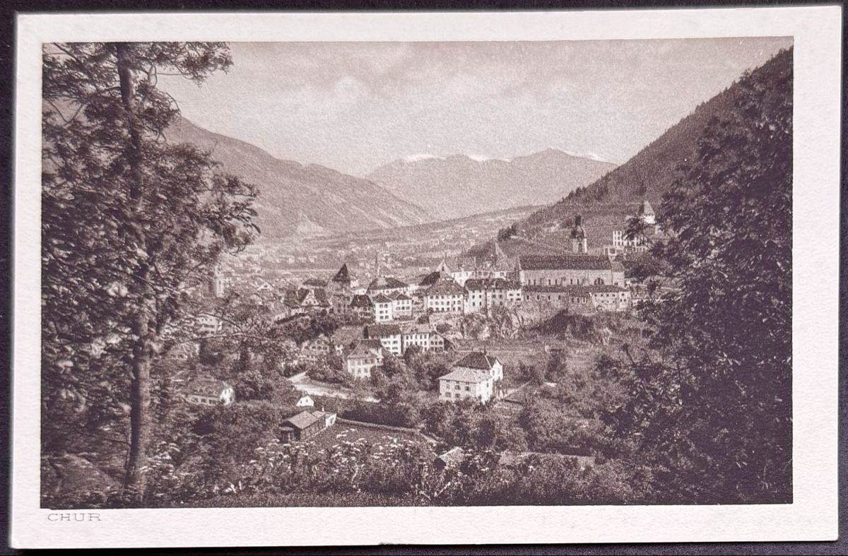 Cartoline postali: AK  CHUR RhB, GR um 1920 – Usato da Bern venduto da felberunderground
