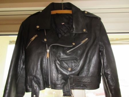 Rocker Lederjacke