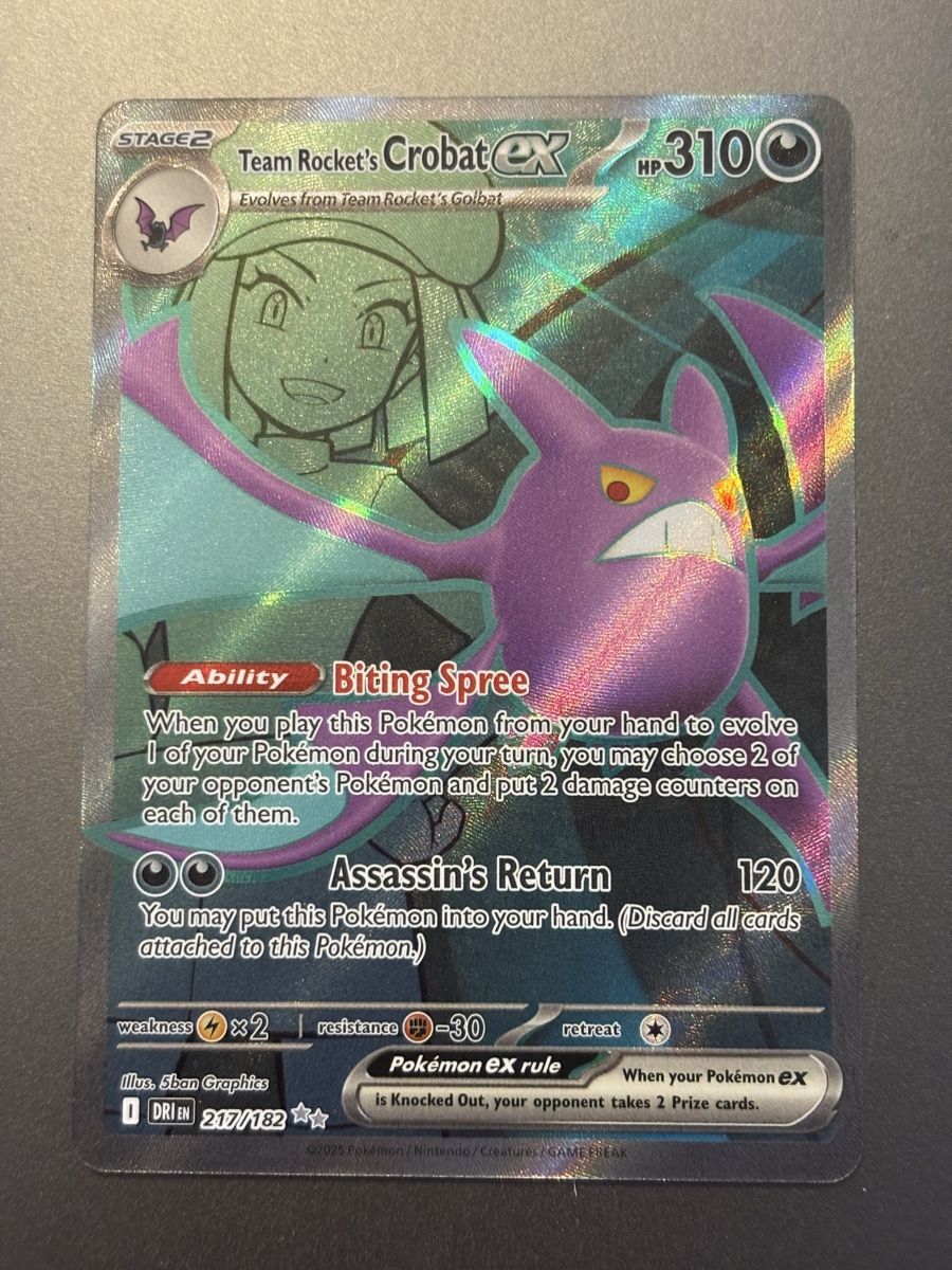 Pokémon Carte collezionabili: Carte Pokémon CROBAT TEAM ROCKET dri217 fr – Nuovo (secondo la descrizione) da lausanne venduto da helderj