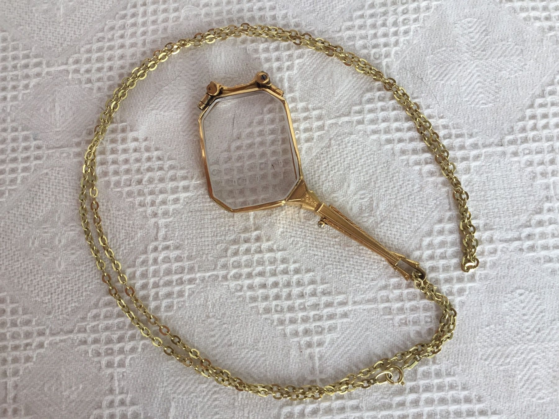 Occhiali & Lenti: Antikes Jugendstil Lorgnon mit Kette – Usato da St. Gallen venduto da chamilla 4