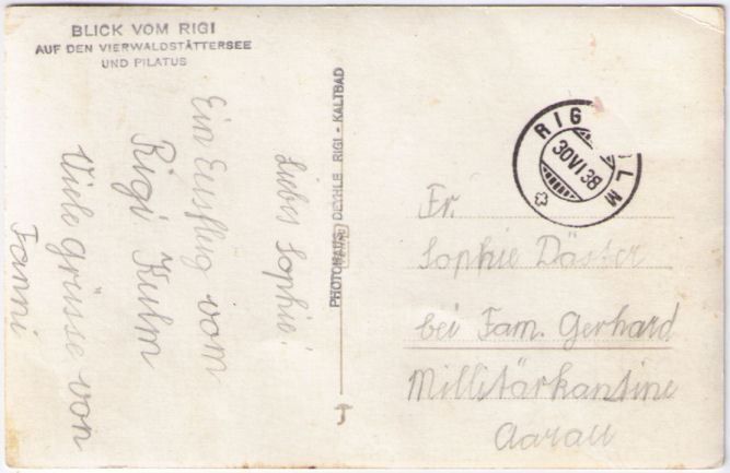 Cartes postales: Blick vom Rigi – D'occasion à Binningen par Mountainrider 1