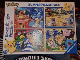 Puzzle Pokémon Ravensburger, 4 x 100 pièces