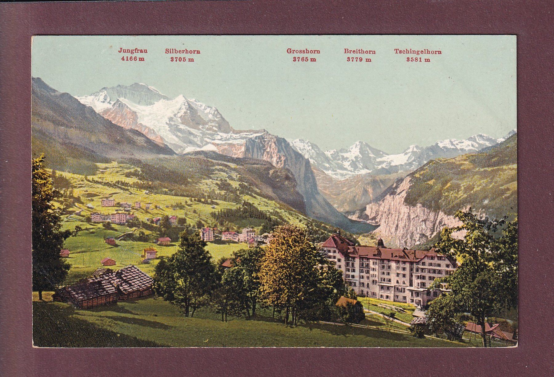 Cartes postales: WENGEN - Jungfrau - 1909 – D'occasion à Pully par nicecards