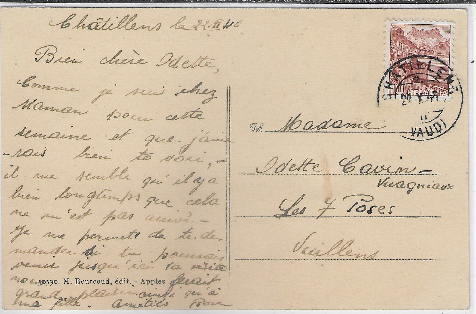 Cartoline postali: Apples - L'Asile Baud - coloriert – Usato da Ettingen venduto da Kartenplanet 1