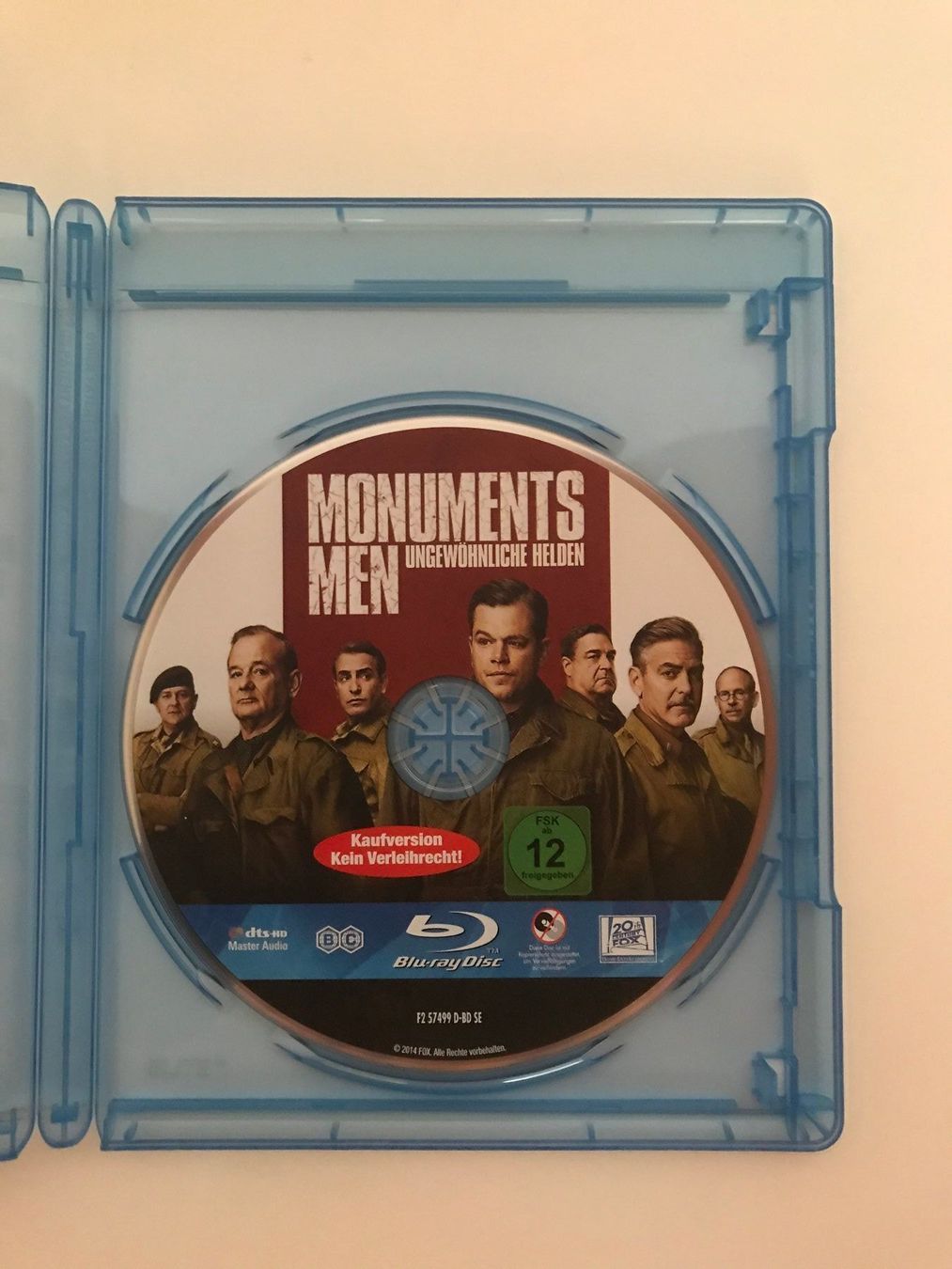 Tutti i DVDs: Monuments Men - Ungewöhnliche Helden - bluray – Nuovo (secondo la descrizione) da Liestal venduto da Adam-Grey 2