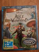 Blu Ray + DVD - Alice im Wunderland *Neu* mit Johnny Depp