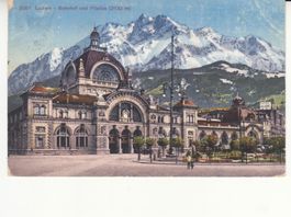 Luzern Bahnhof 1921