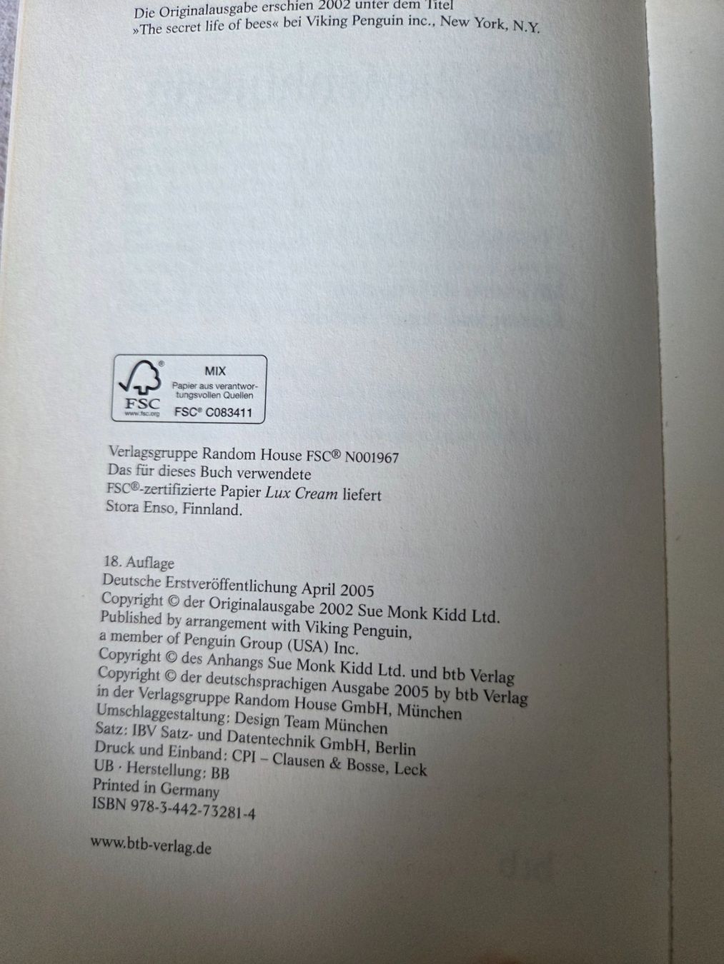 Libri: Sue Monk Kidd - Die Bienenhüterin – Usato da Bergdietikon venduto da Tanne_10 3