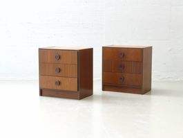 Mid-Century Teakholz-Nachttische, 1960er Jahre