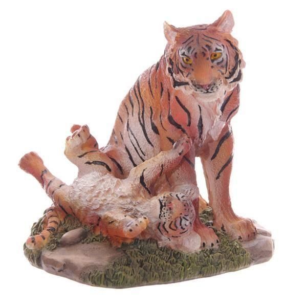 Figuren: Figur-TIGERMUTTER MIT WELPE LIEGEND AUF – Neu und originalverpackt aus Rupperswil von big-one-sale