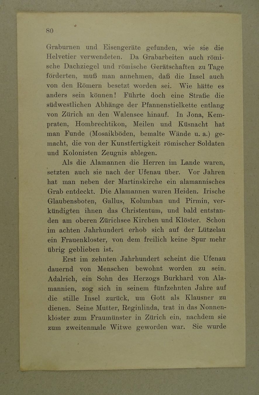 Stiche: UFENAU, HOLZSTICH – Gebraucht aus Grüningen von Kartensammler 3