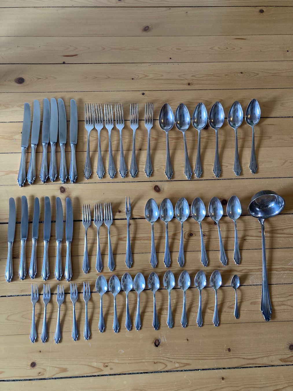 Set di posate: 50-teiliges versilbertes Besteck – Usato da Schaffhausen venduto da sigsag