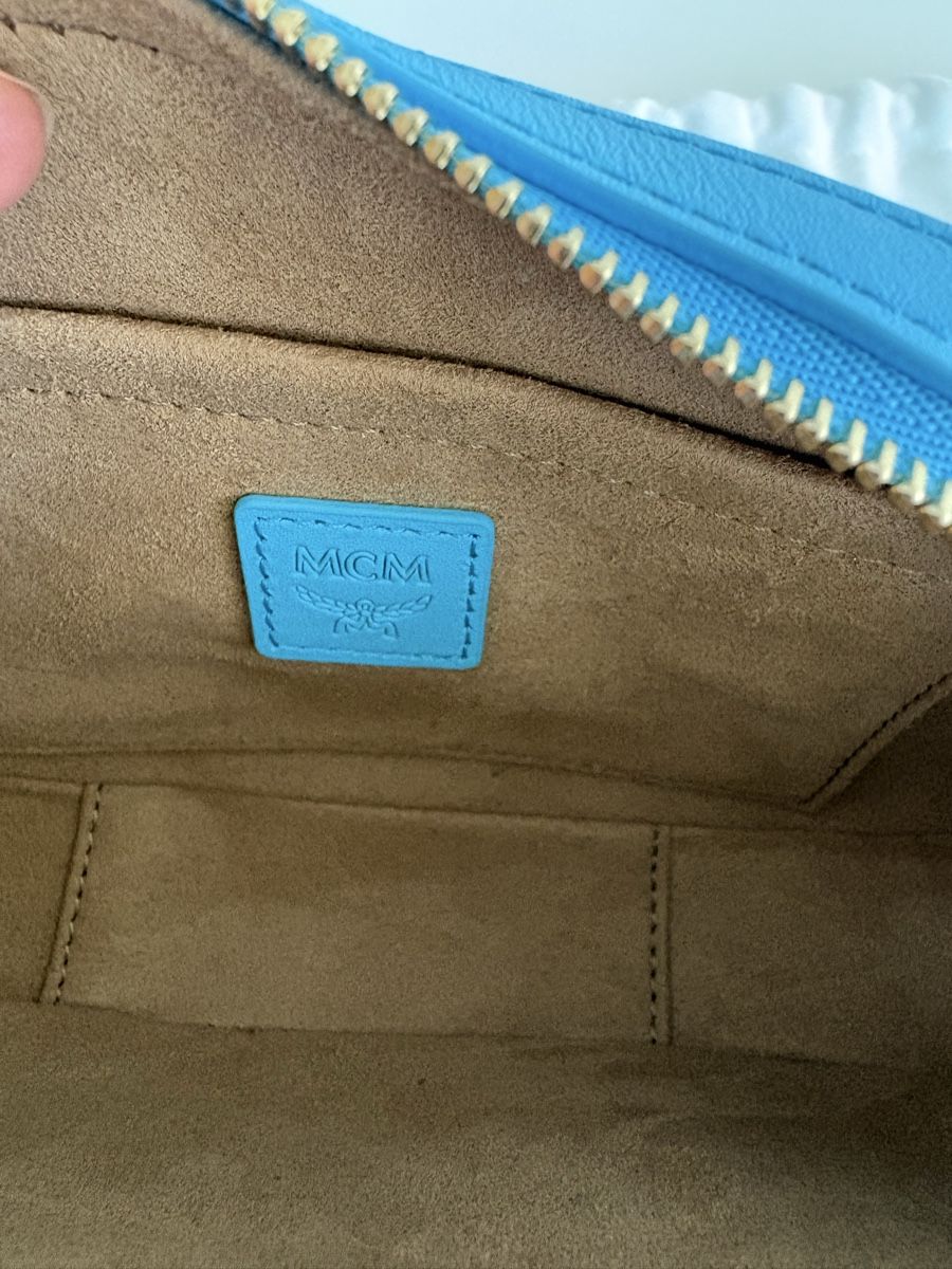 Mcm Taschen für Damen: MCM Tasche mini blau – Neu und originalverpackt aus Schlieren von dit_mht7 2