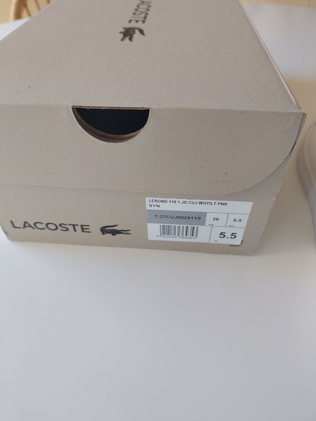 Lacoste Damenschuhe: Lacoste Sneakers Gr 39 weiss/rosa – Gebraucht aus Aarau von Prima_vera 4