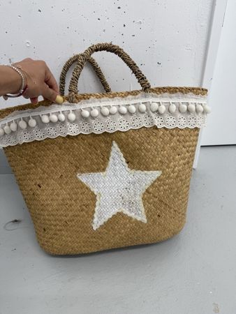 Schöne Strandtasche Boho Ibiza Style