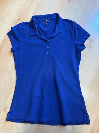 Tommy Hilfiger Damen Poloshirt blau Grösse S guter Zustand