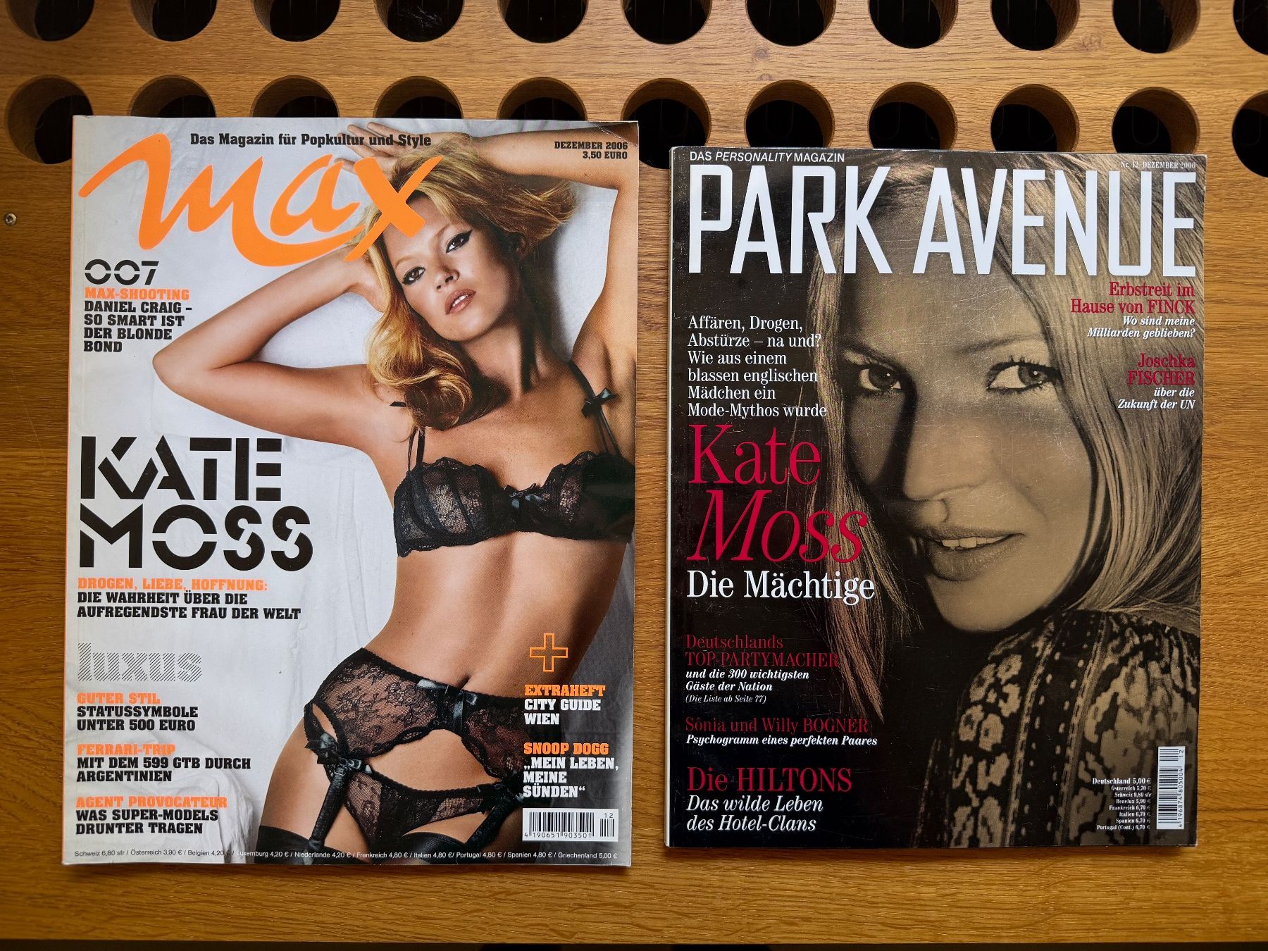 Riviste & Magazine: Max & Park Avenue - Kate Moss 2006 – Usato da Bern venduto da ElevenFive