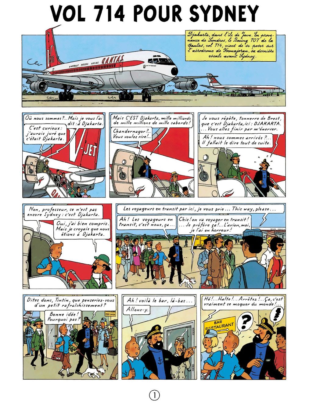 Fumetti: Tintin - Vol 714 Pour sydney – Usato da Onex venduto da Pascalito_01 1