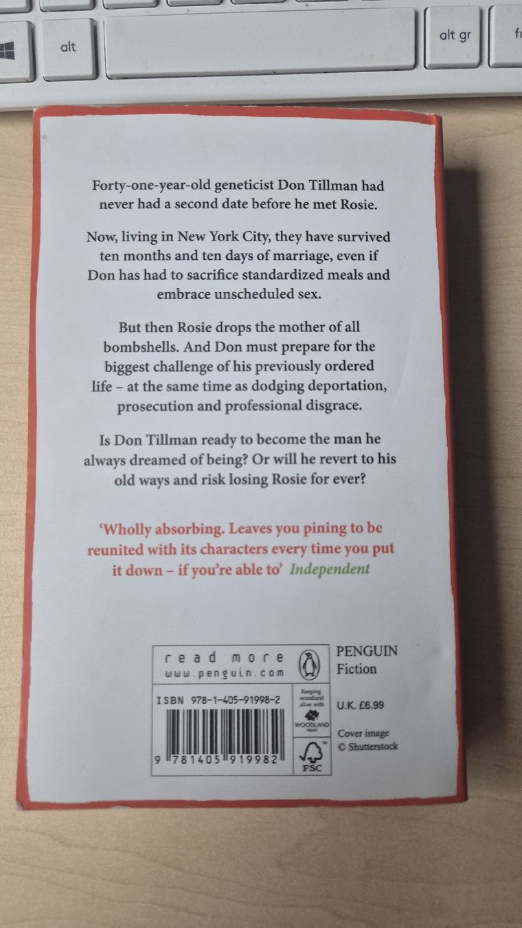 Livres: The Rosie Effect - Graeme Simsion  – D'occasion à Brüttisellen par Camcha 1
