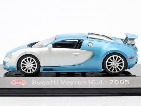 Bugatti Modellautos: Bugatti Veyron 16.4 2005-2015 hellblau met. / weiss     1:43 – Neu und originalverpackt aus Gerlafingen von espero88 3