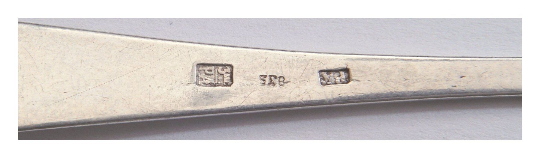 Cucchiai: Wer ist der Goldschmied PA? – Usato da Flamatt venduto da samowarow 4