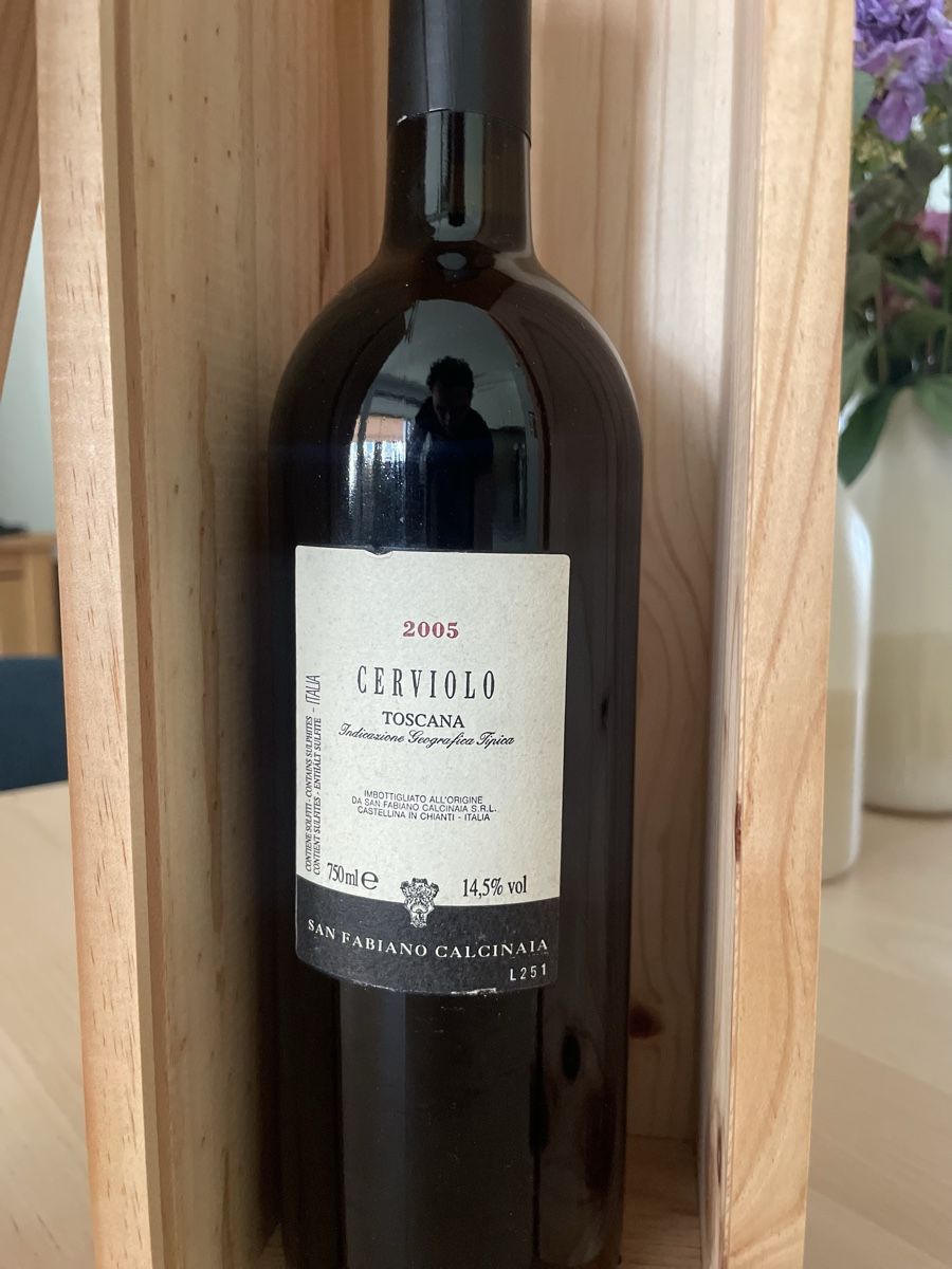 Vino: 2005 Cerviolo Toscana Red Wine – Nuovo e nell'imballaggio originale da Glattpark(Opfikon) venduto da fra_6n5b 2