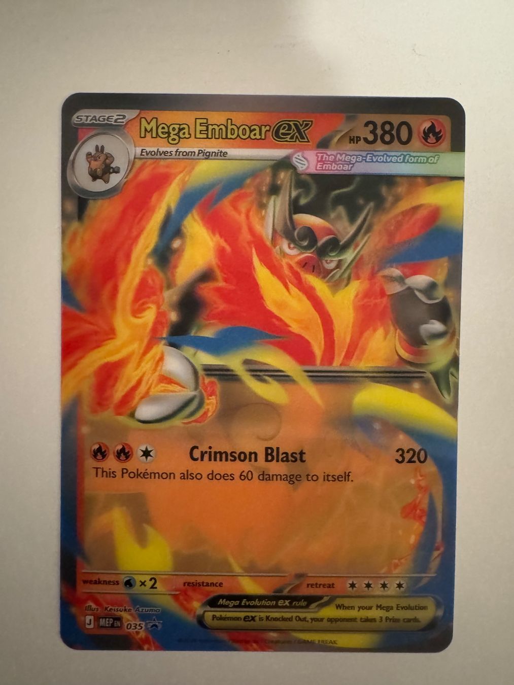 Pokémon Carte collezionabili: Pokemon Mega Emboar EX – Nuovo (secondo la descrizione) da Winterthur venduto da hershanking