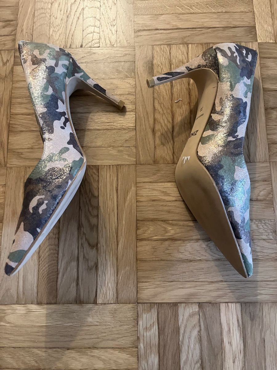 Scarpe da donna: Leder Schuh Militärlook leicht glänzend – Nuovo (secondo la descrizione) da Dübendorf venduto da NissanCC 3