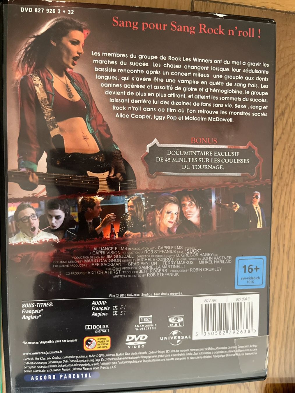 Tutti i DVDs: Suck (2009, DVD, Horreur) – Usato da Vevey venduto da zecollector 1