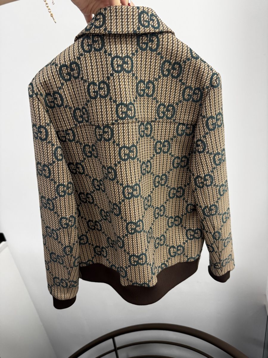 Gucci Vestes: Gucci Jacket GG Monogram Beige Size it 38 New – Neuf (Voir description) à Thonex par Lux_brands01 5