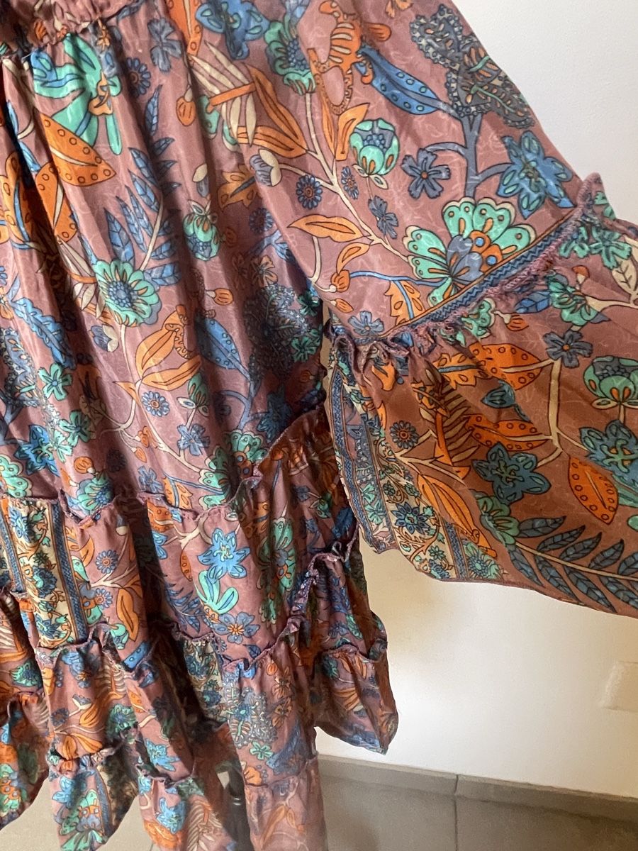 Vestiti: Boho Minikleid / Tunika mit Seide – Nuovo (secondo la descrizione) da Sigriswil venduto da ck56 3