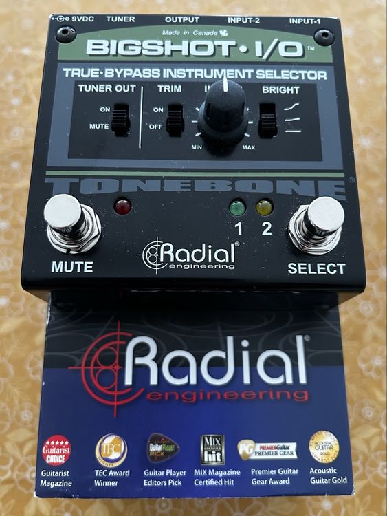 Radial Engineering BigShot I/O Instrument selector (Neu (gemäss ...