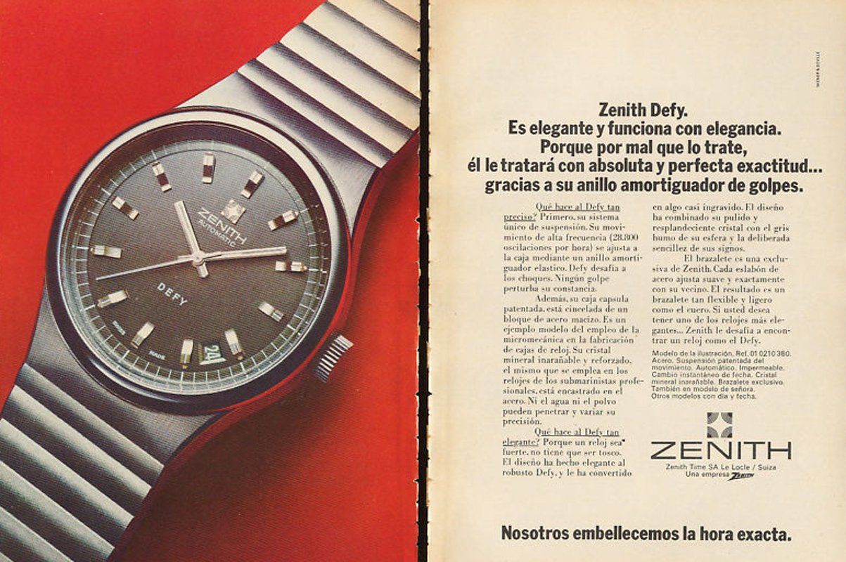 Zenith Orologi: Ab 1.- Enchère dès 1.-, voir mes annonces, Zenith Defy – Usato da Eschert venduto da Watchlegend 5