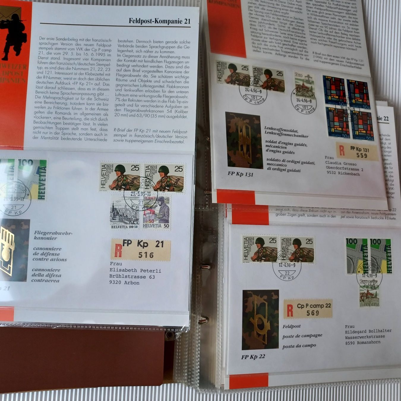 Tutti i francobolli: FELDPOST. Sachbuch Schweiz. Briefe, Briefmarken, Stempel – Nuovo (secondo la descrizione) da Zürich venduto da Bellabo 1