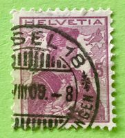  Nr.122 Brustbild der Helvetia mit Schwert GESTEMPELT    