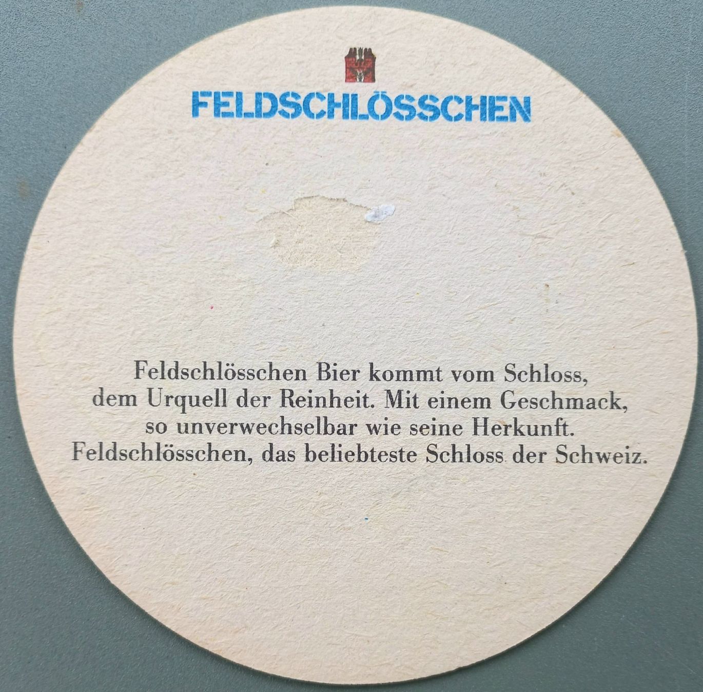 Feldschlösschen Sottobicchieri: Bierdeckel - Feldschlösschen - CH – Usato da Niederuzwil venduto da lubimaja 1