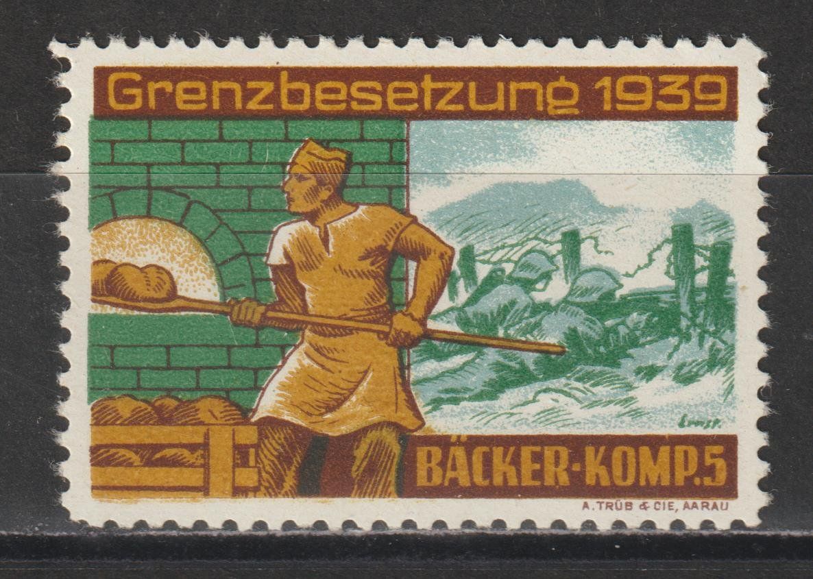 Alle Briefmarken: Bäcker Nr. 9/1 ** – Gebraucht aus Siebnen von Fstaehli
