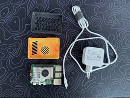 Raspberry Pi 5 8GB NVMe HaT, Kühler, Netzteil