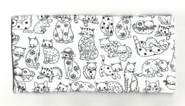 Brillenetui, Handyetui mit Katzen Handarbeit