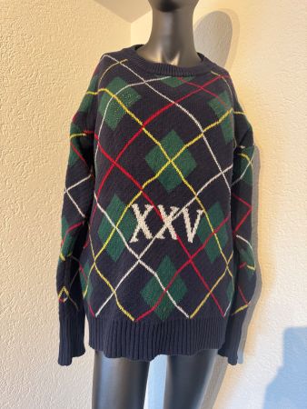 Klassischer Argyle Pullover Gr L XL